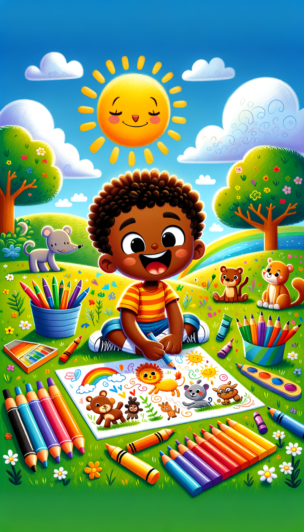 Kitan Draws His World