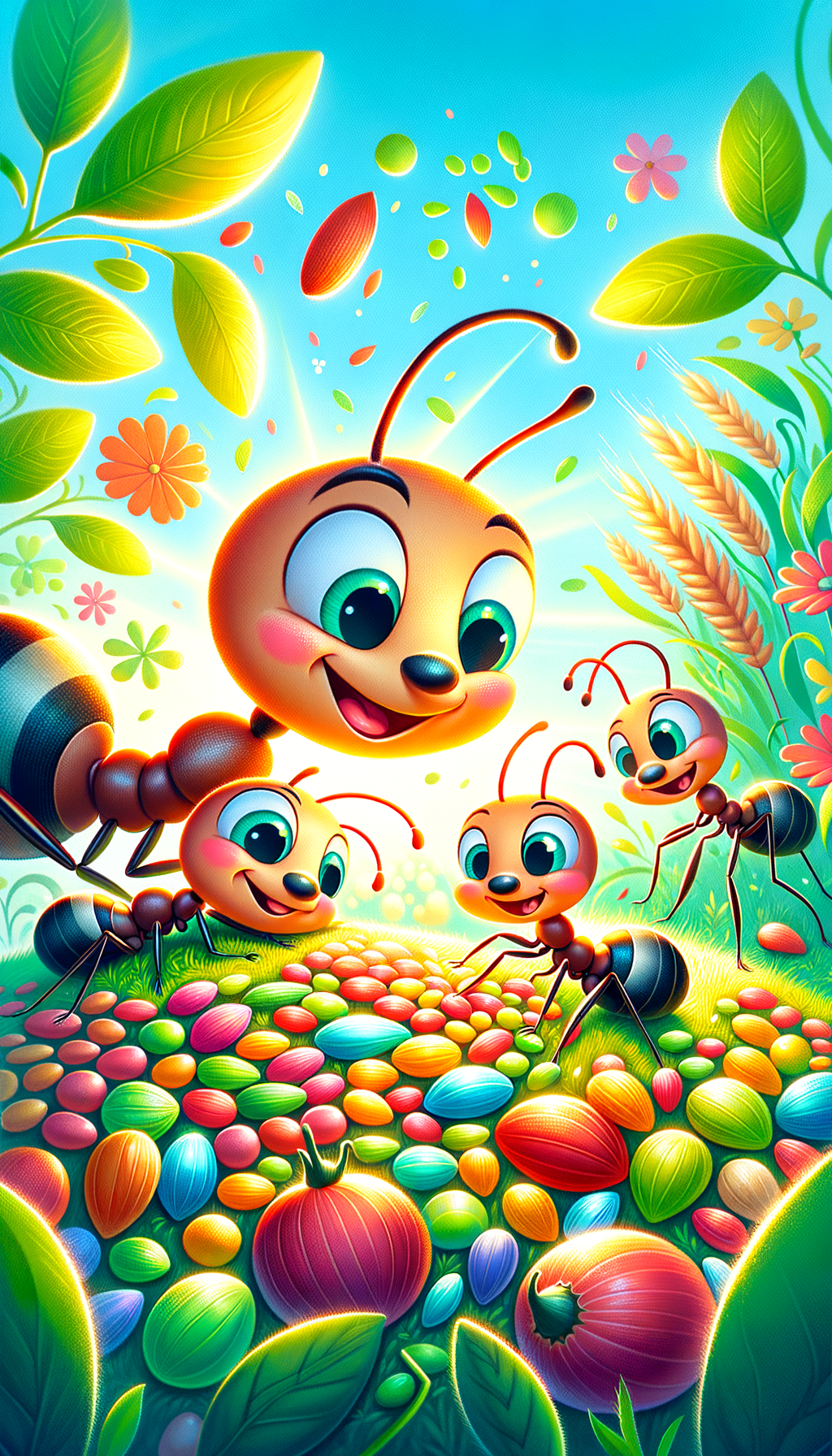 The Ants Who Counted Their Seeds