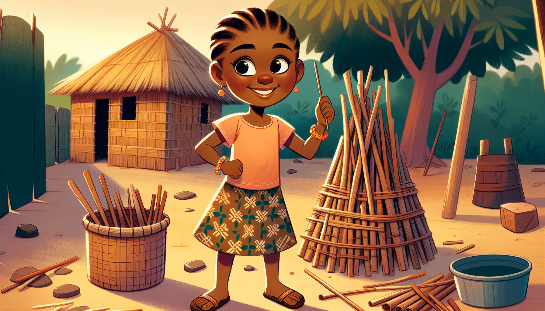 Amina and the Magical House of Sticks