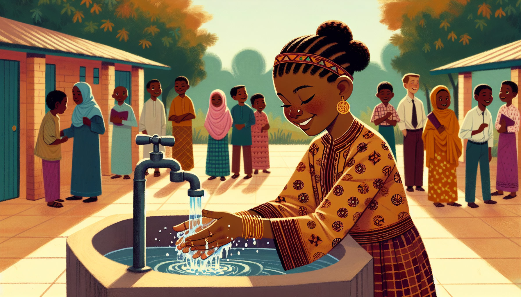 Anifa Washes Her Hands