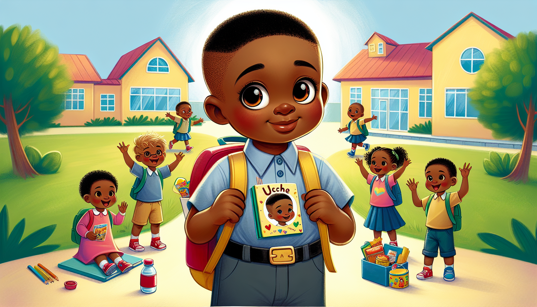 Baby Uche goes to School