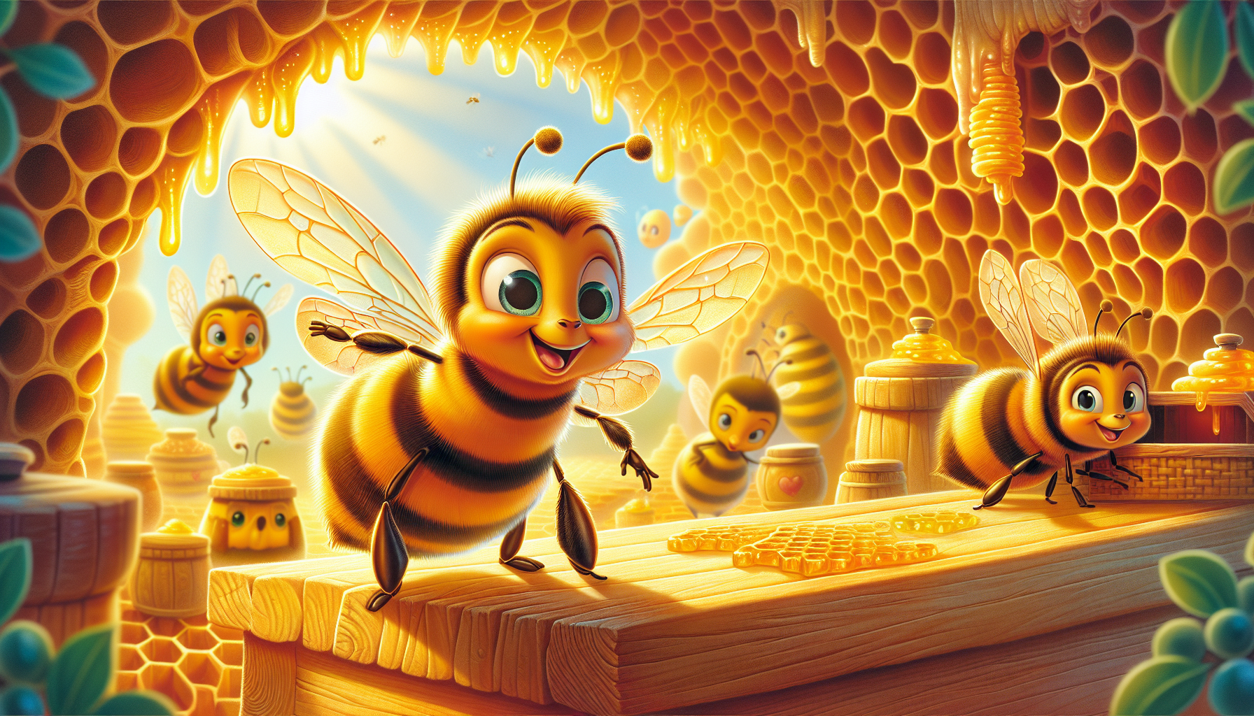 Honey Bee and the Golden Market