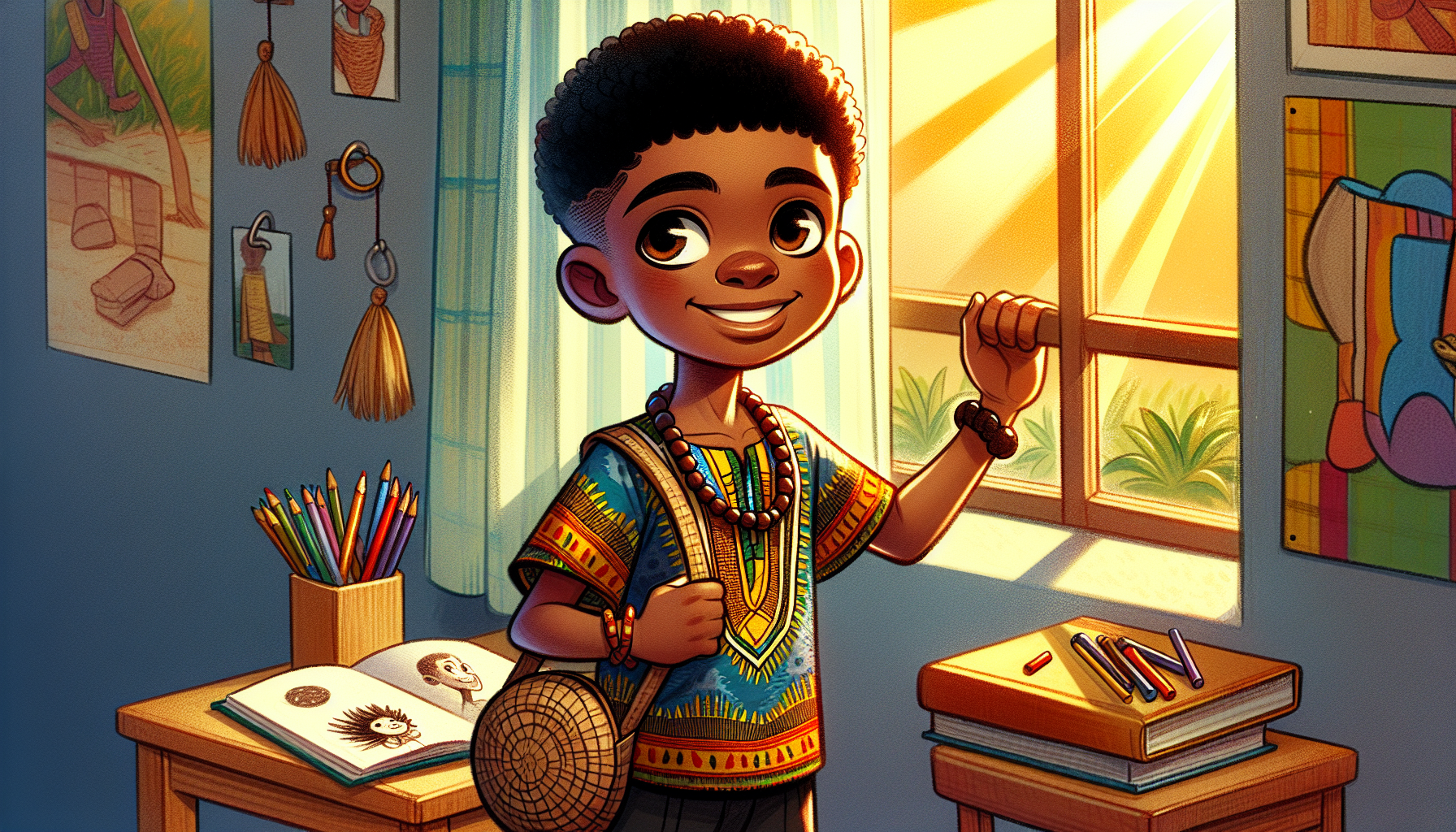 The Golden Sun and the Blue Sky