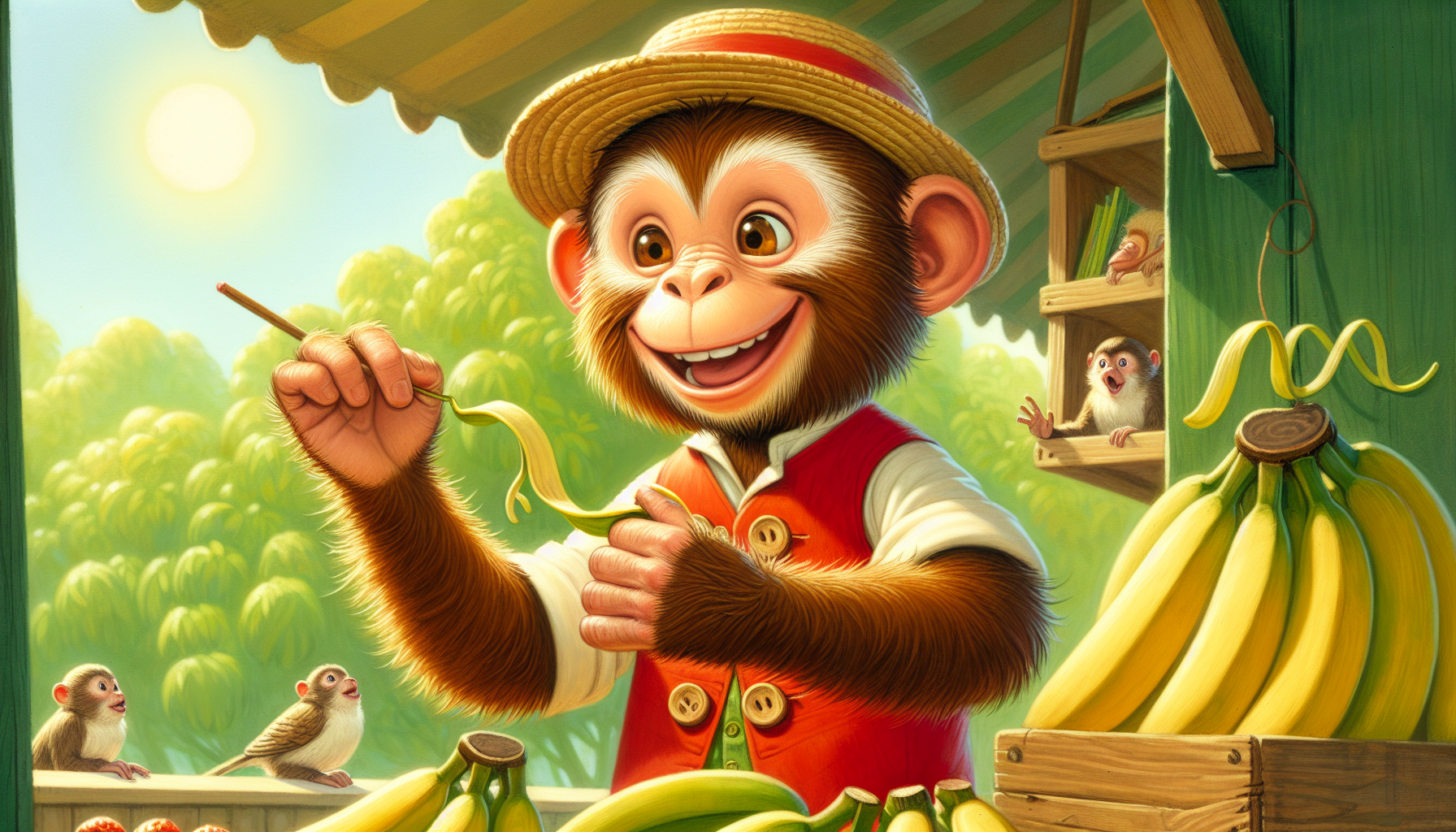 The Monkey who sold bananas