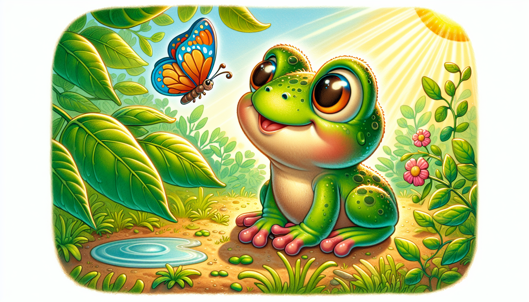 Hop, Hop, Little Frog!