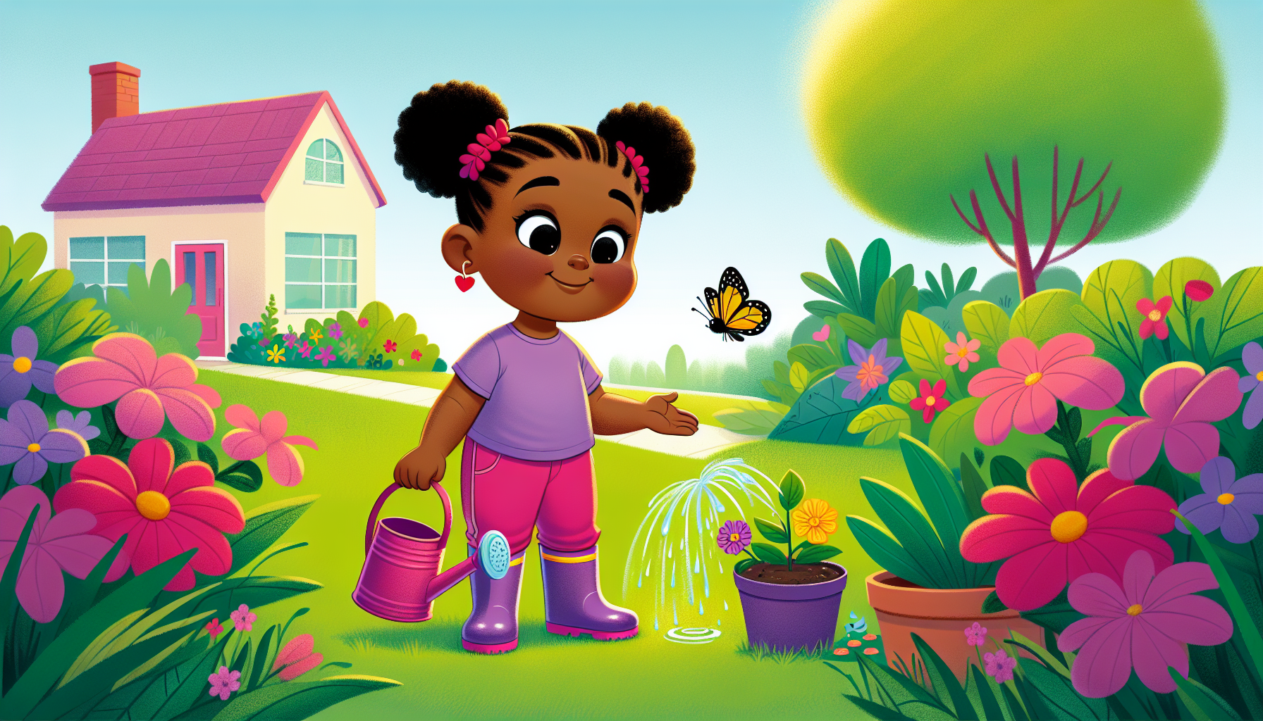 Adaeze and the Blossoming Garden